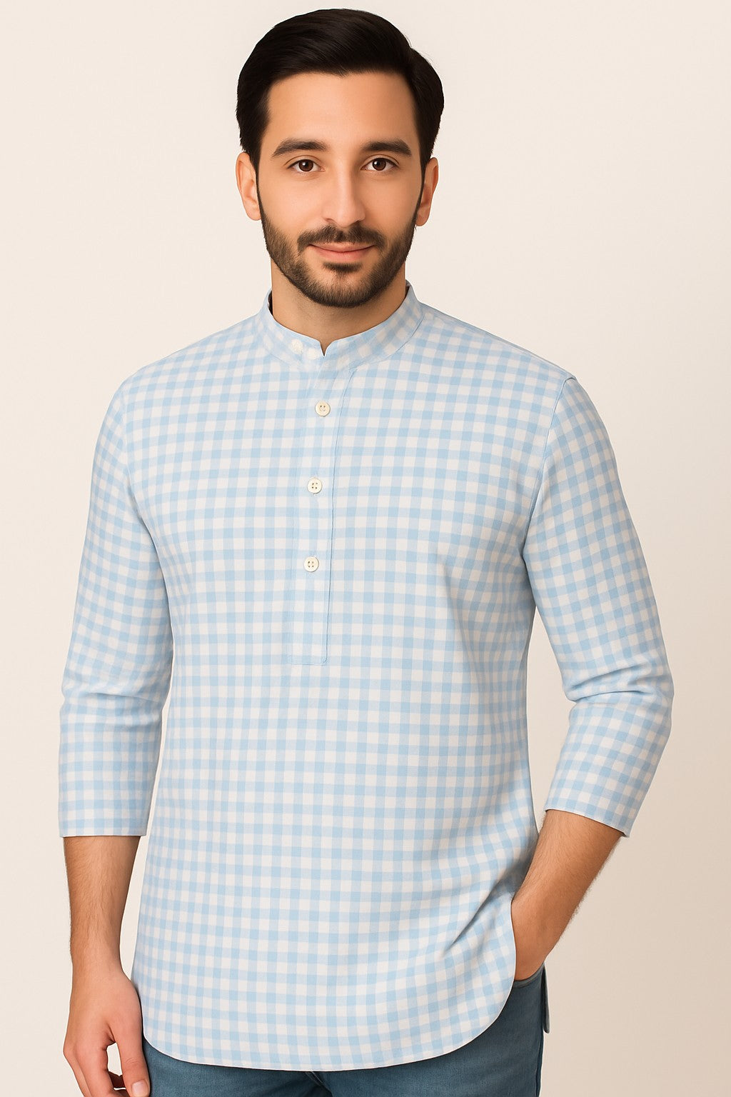 Blue small checks (RT-1299)