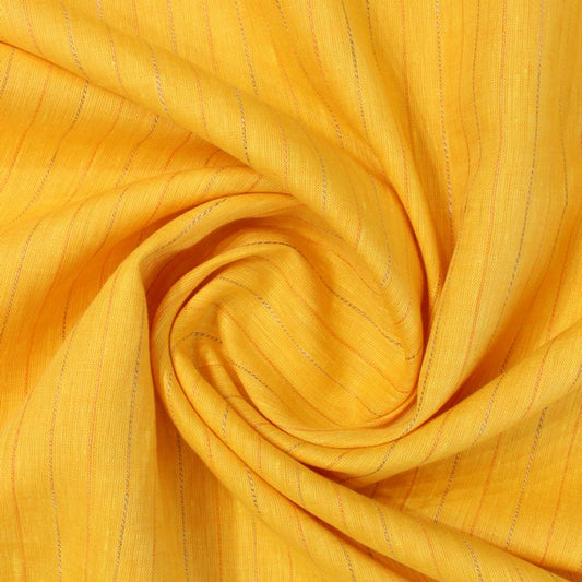 Bright Yellow Stripes Design European Linen (RT-1126)