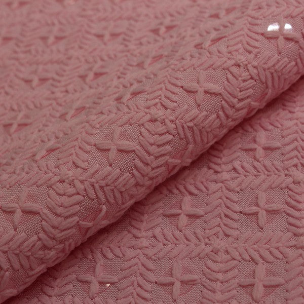 Light pink chikankari fabric with sequins (RT-1187)