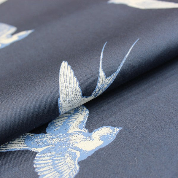 Navy blue bird print (RT-1173)