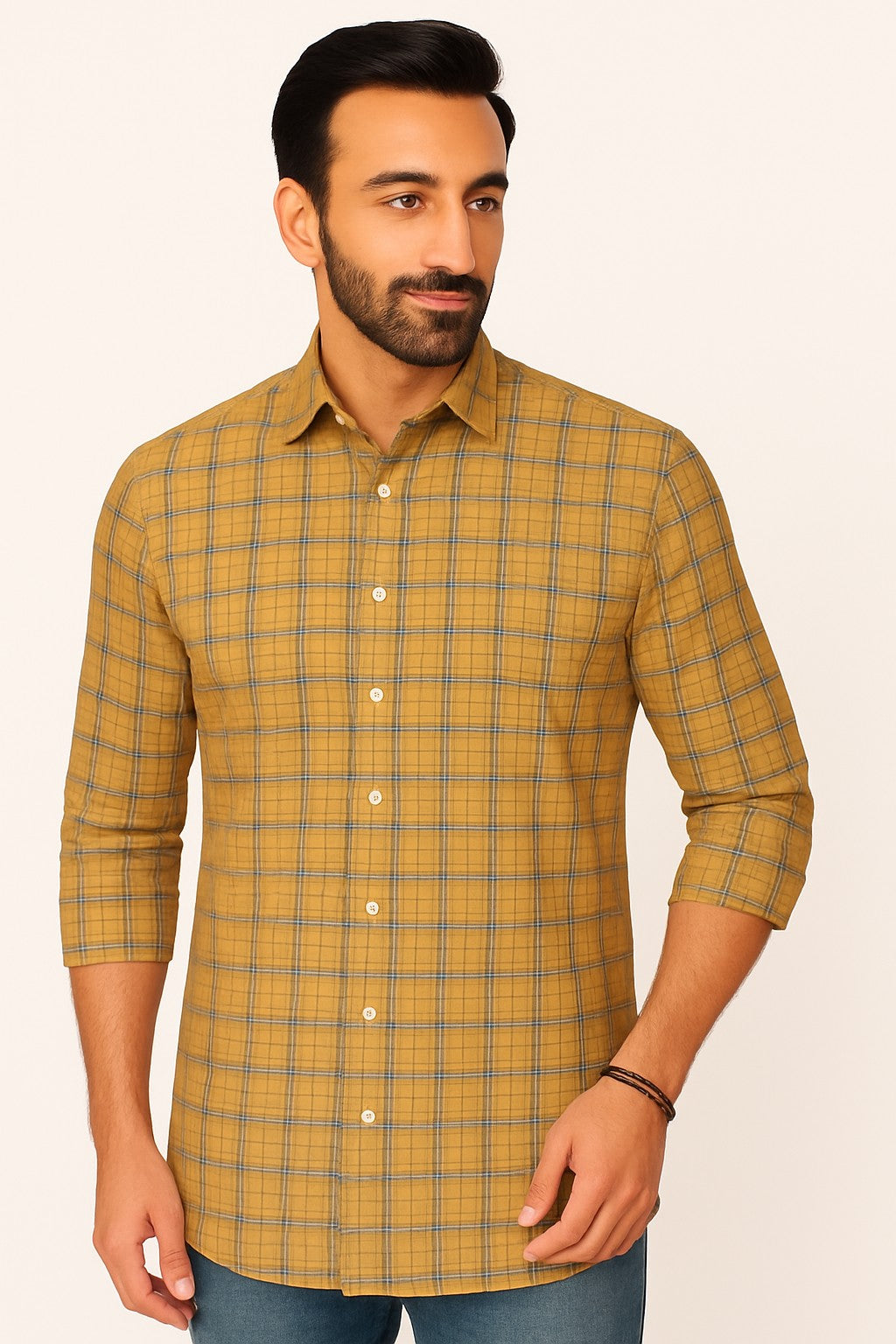Tan coloured checks (RT-1316)