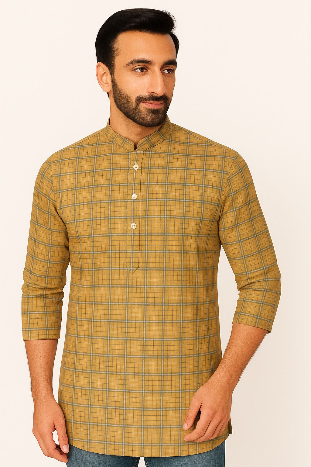 Tan coloured checks (RT-1316)
