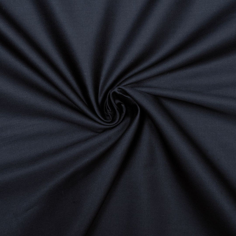 Jet black coloured plain giza cotton (SD 139)