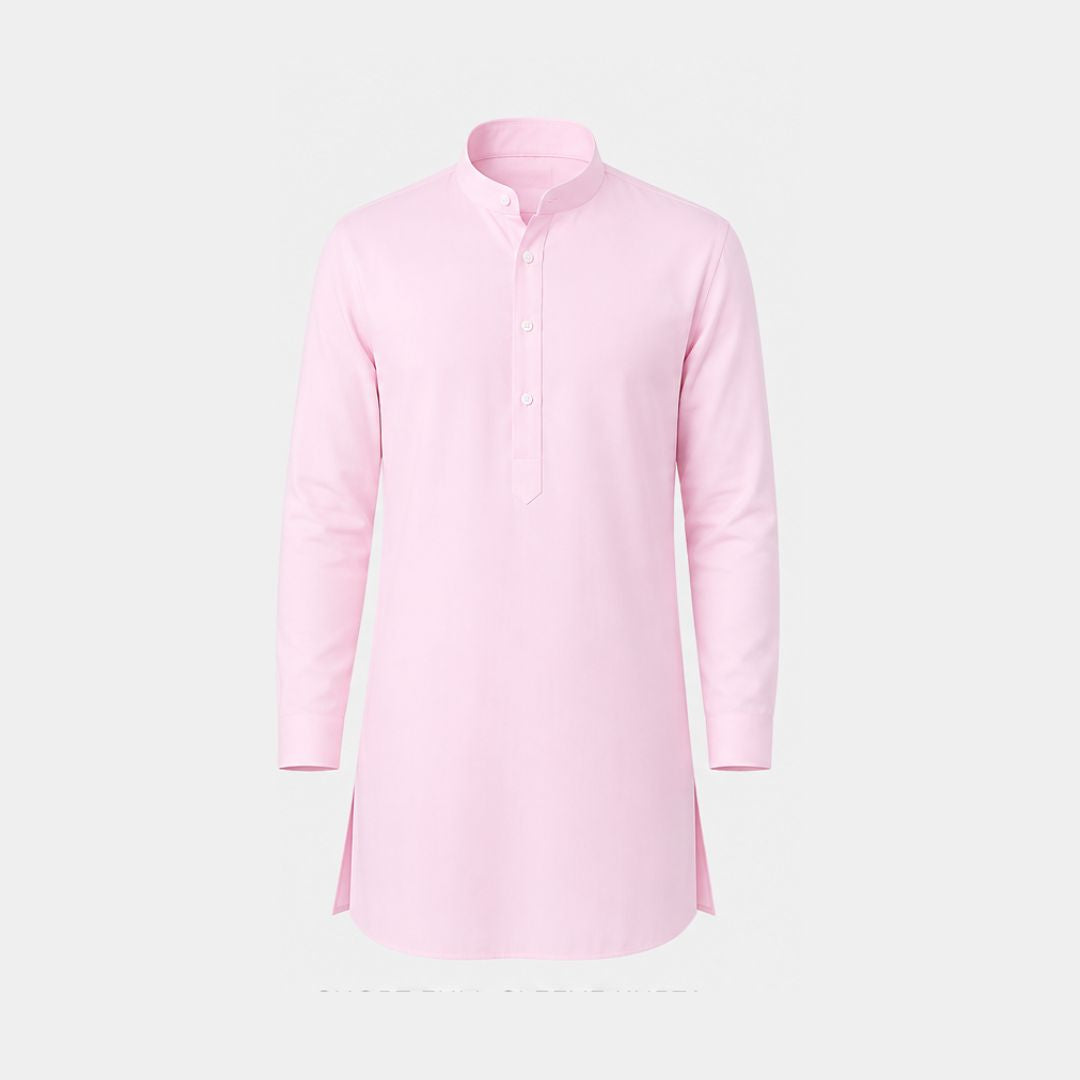 Light pink coloured plain giza cotton (SD 135)