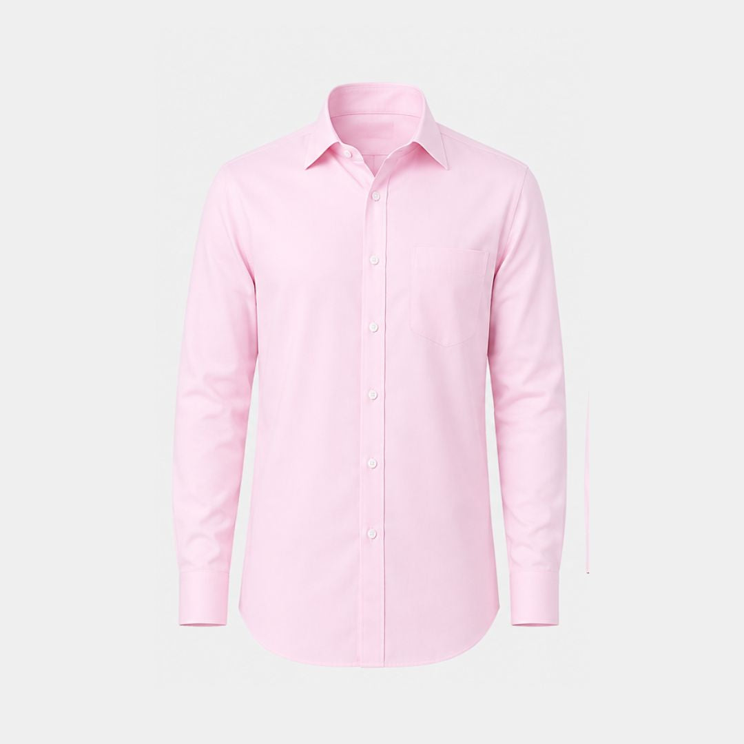Light pink coloured plain giza cotton (SD 135)