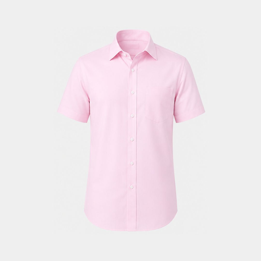 Light pink coloured plain giza cotton (SD 135)