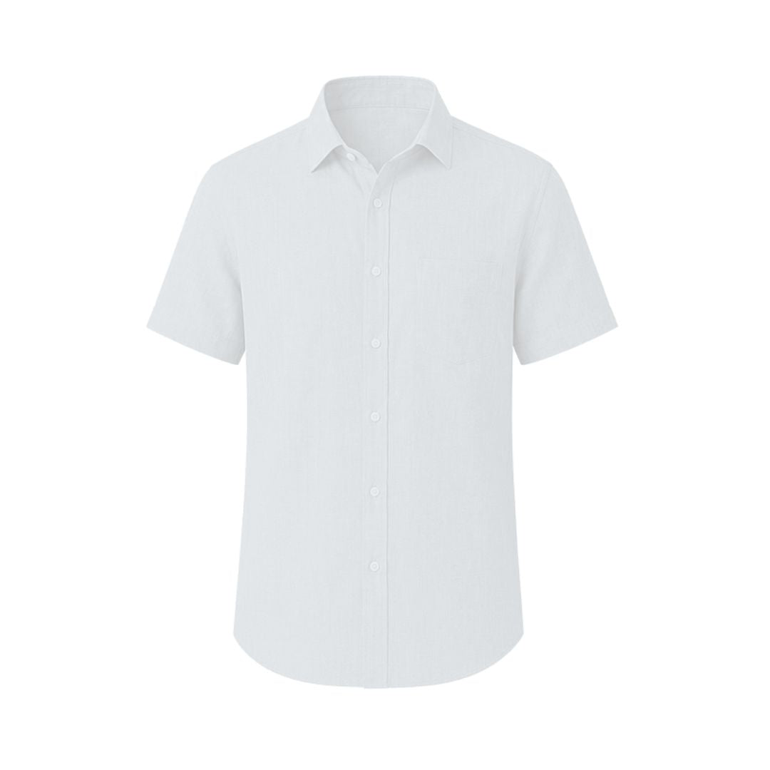 Off white coloured plain european linen (SD 130)