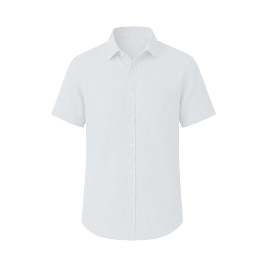 Off white coloured plain european linen (SD 130)