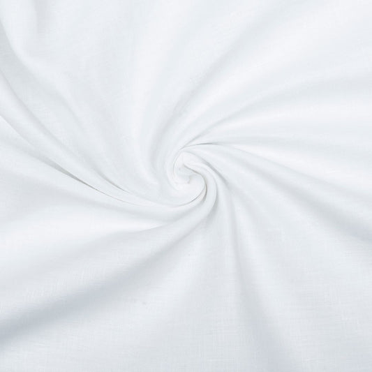 Off white coloured plain european linen (SD 130)