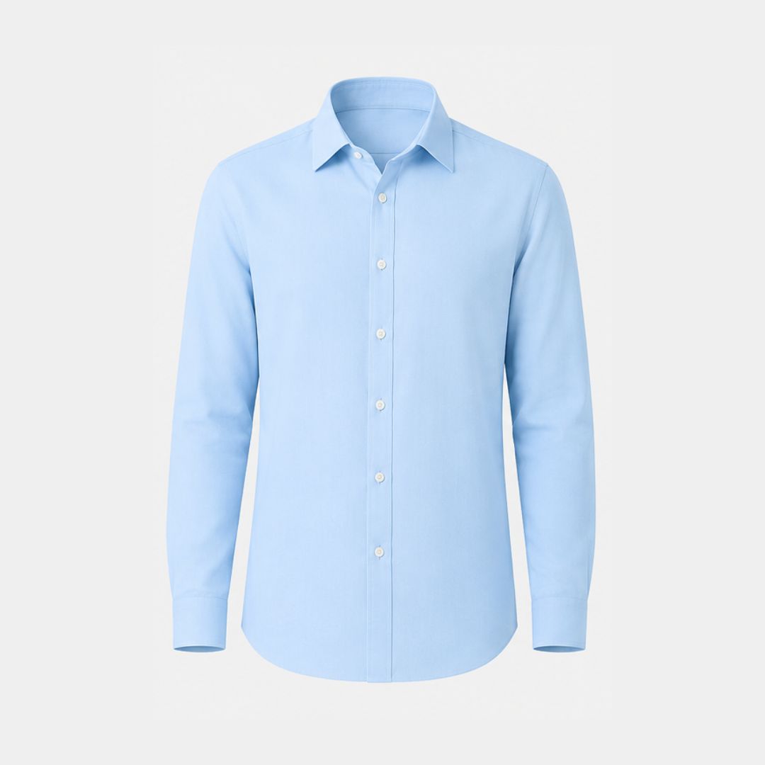 Sky blue coloured plain giza cotton (SD 137)