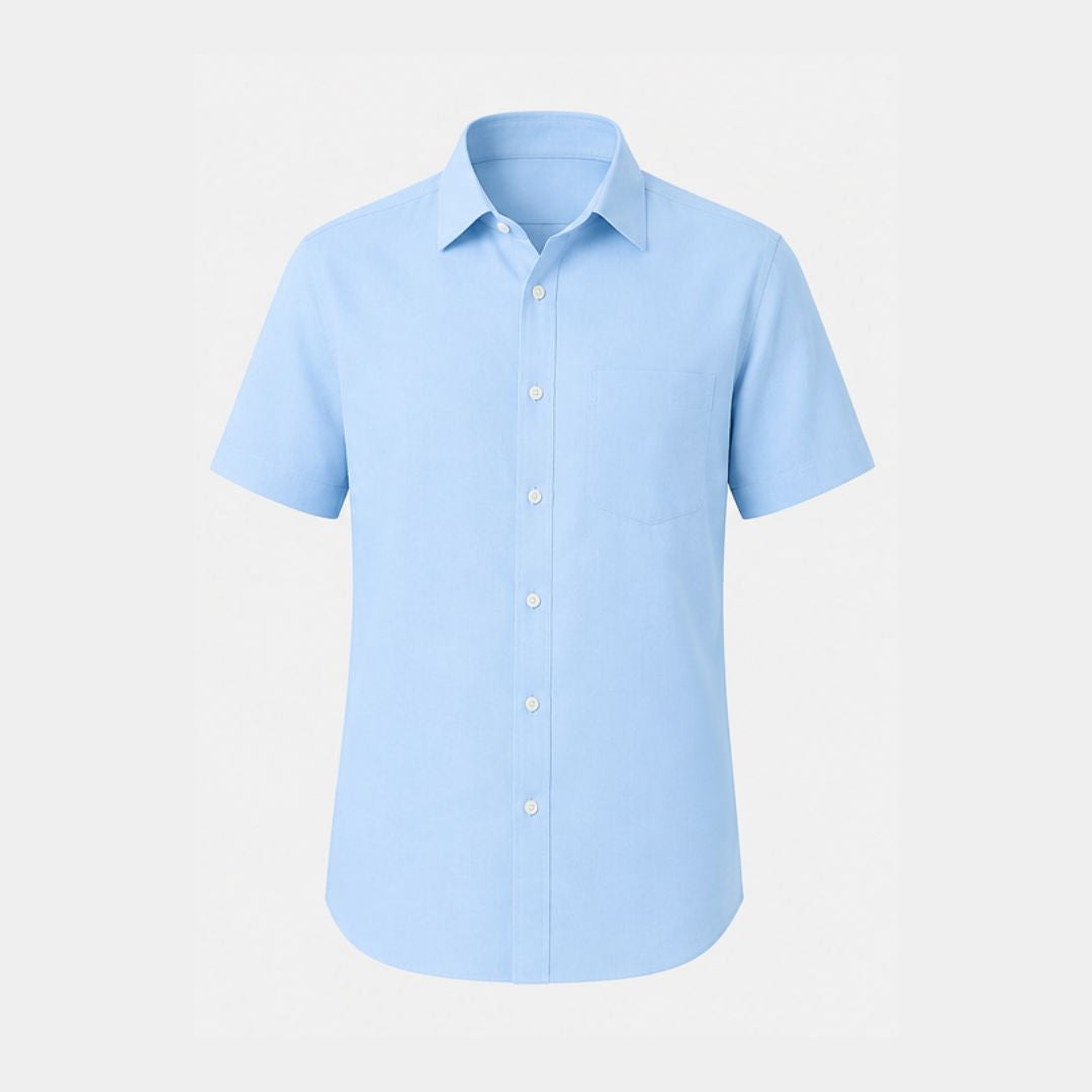 Sky blue coloured plain giza cotton (SD 137)