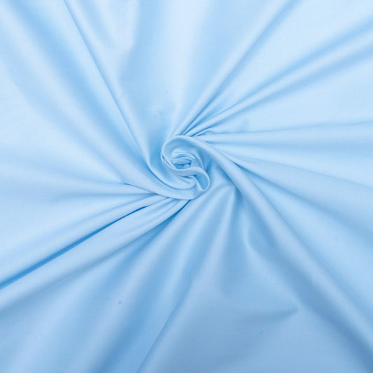 Sky blue coloured plain giza cotton (SD 137)