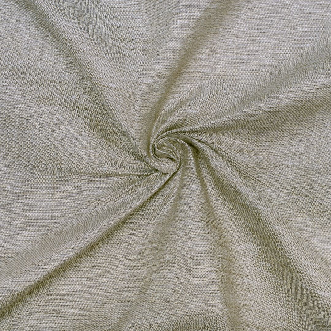 dark natural coloured plain european linen (SD 116)