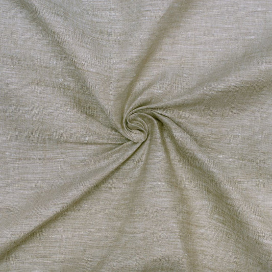 dark natural coloured plain european linen (SD 116)