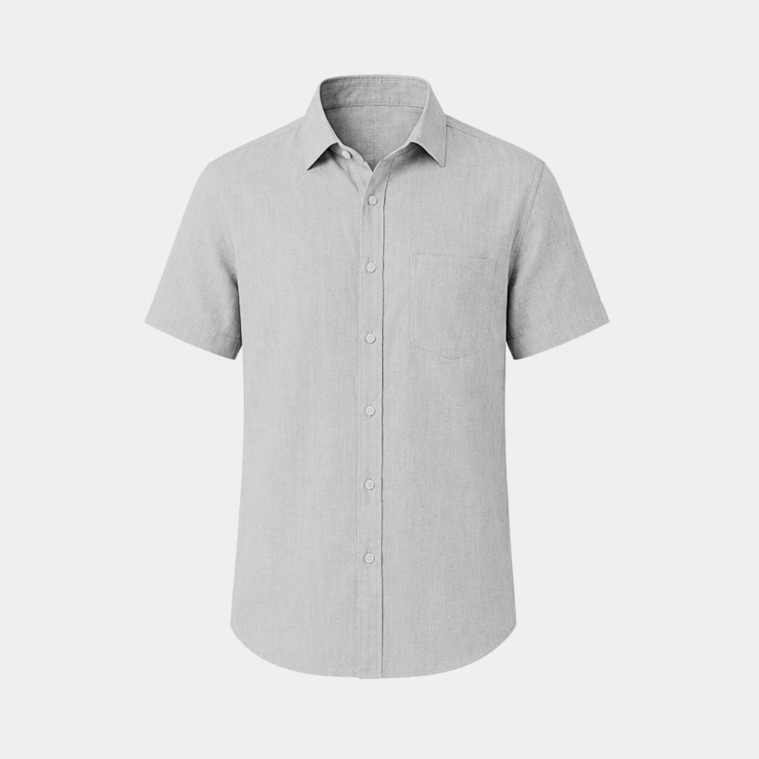 Light natural coloured plain european linen (SD 127)