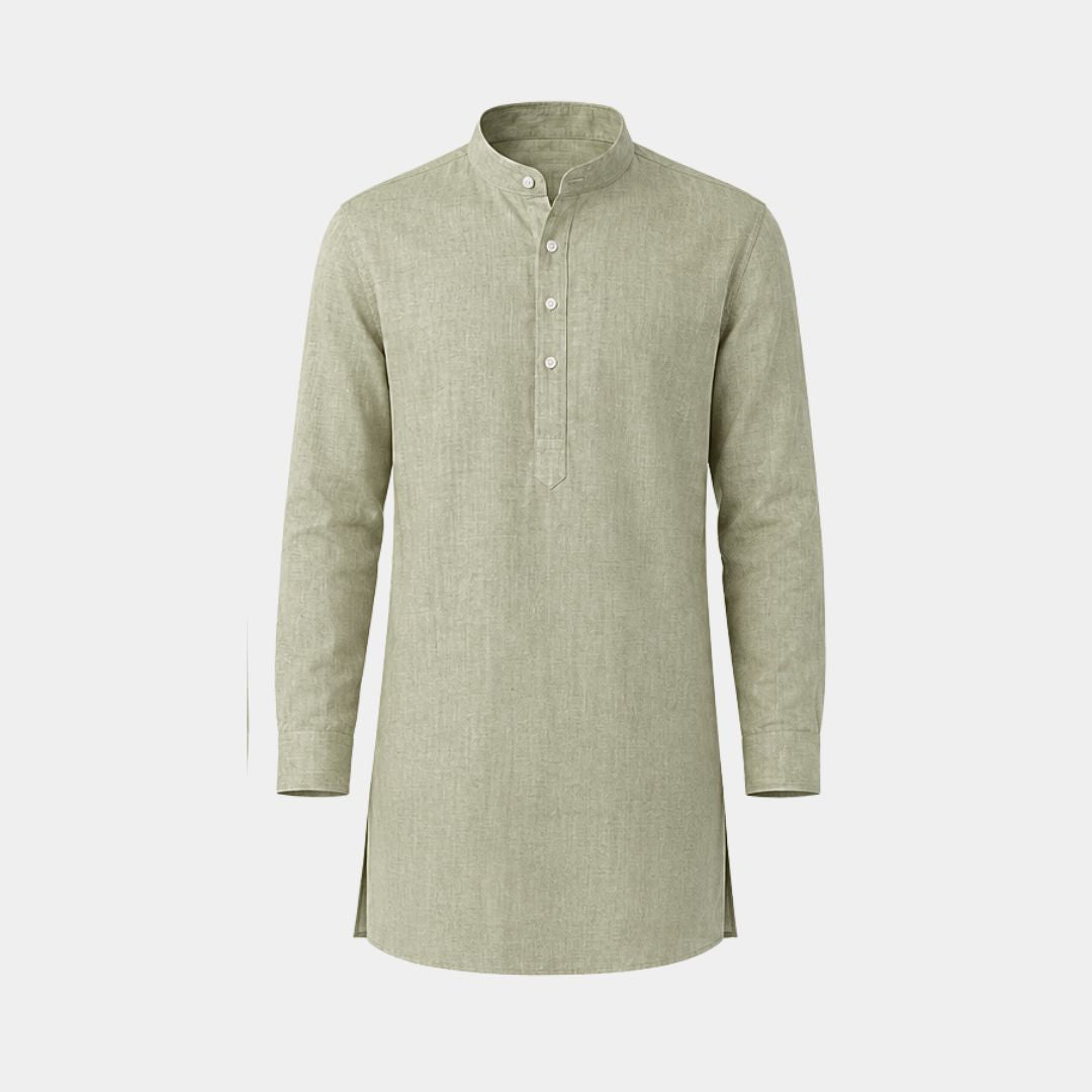Light pistachio coloured plain european linen (SD 126)