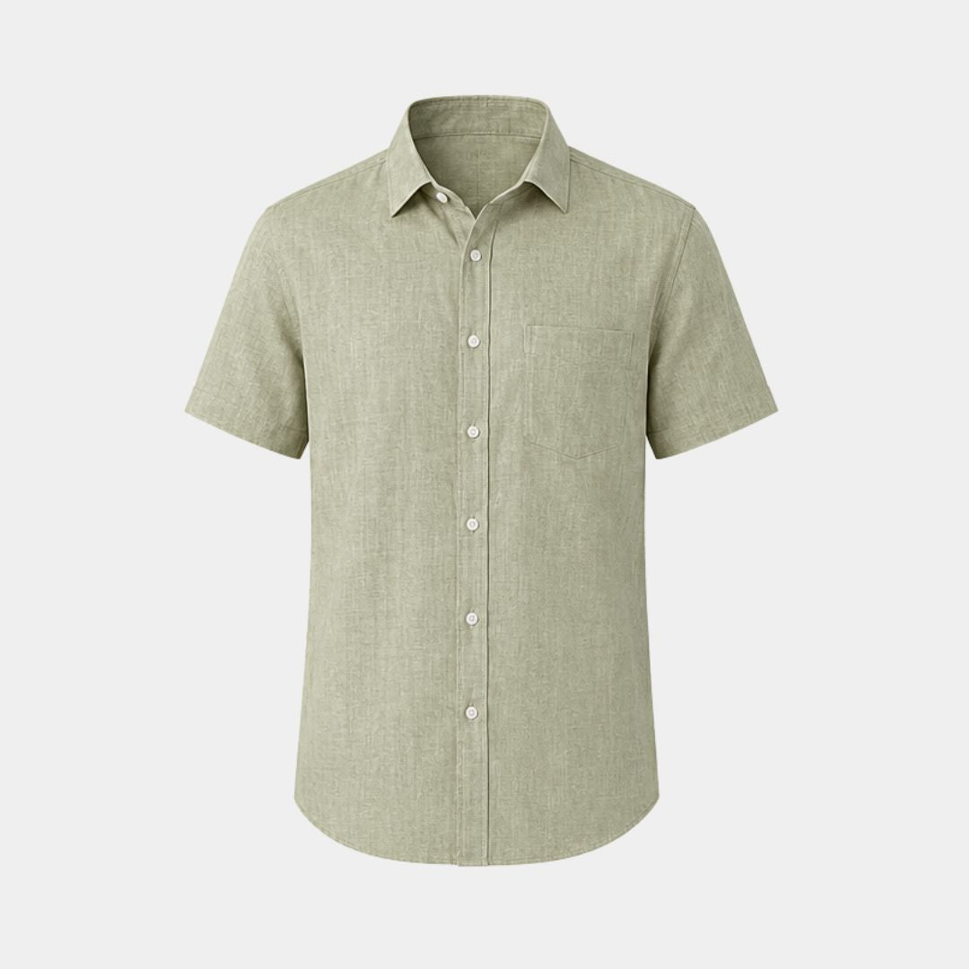 Light pistachio coloured plain european linen (SD 126)