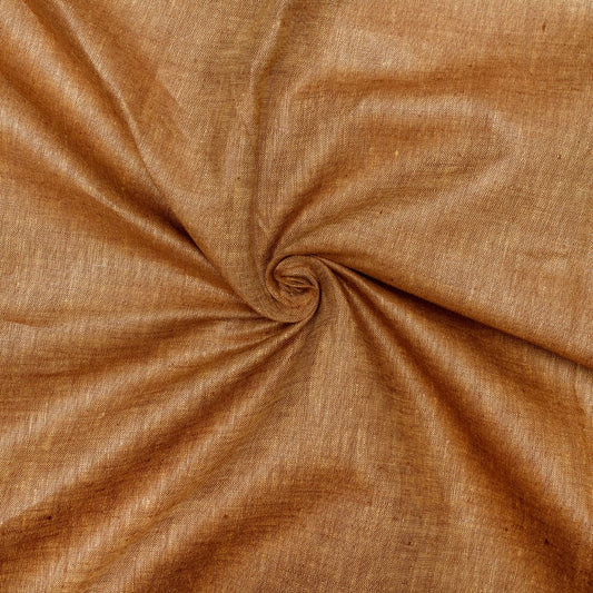 Light rust coloured self design european linen (SD 124)