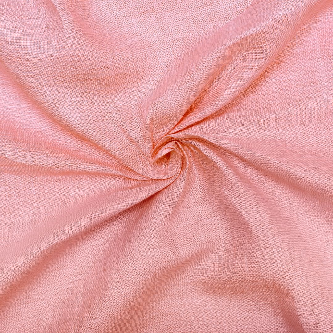 Pink coloured plain european linen (SD 121)