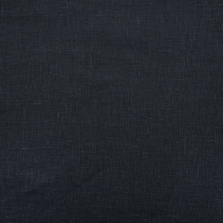 Jet black coloured plain european linen (SD 131)