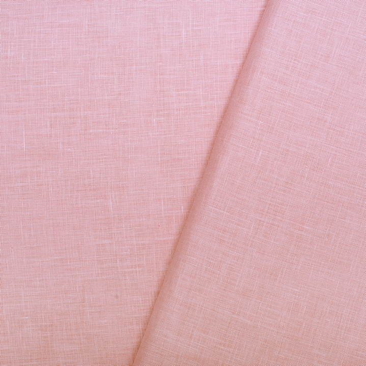 Pink coloured plain european linen (SD 121)