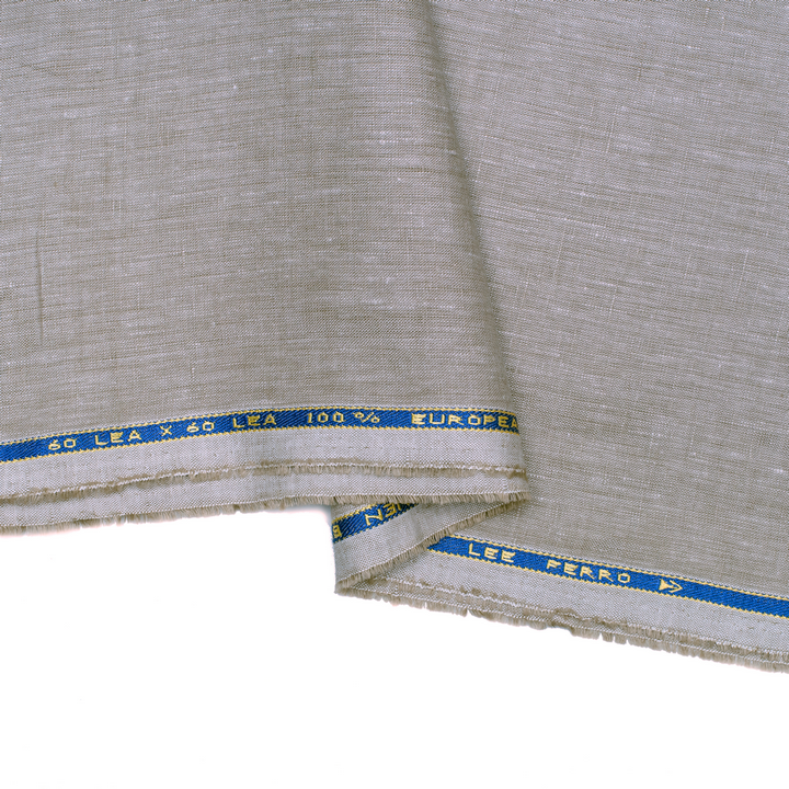 dark natural coloured plain european linen (SD 116)
