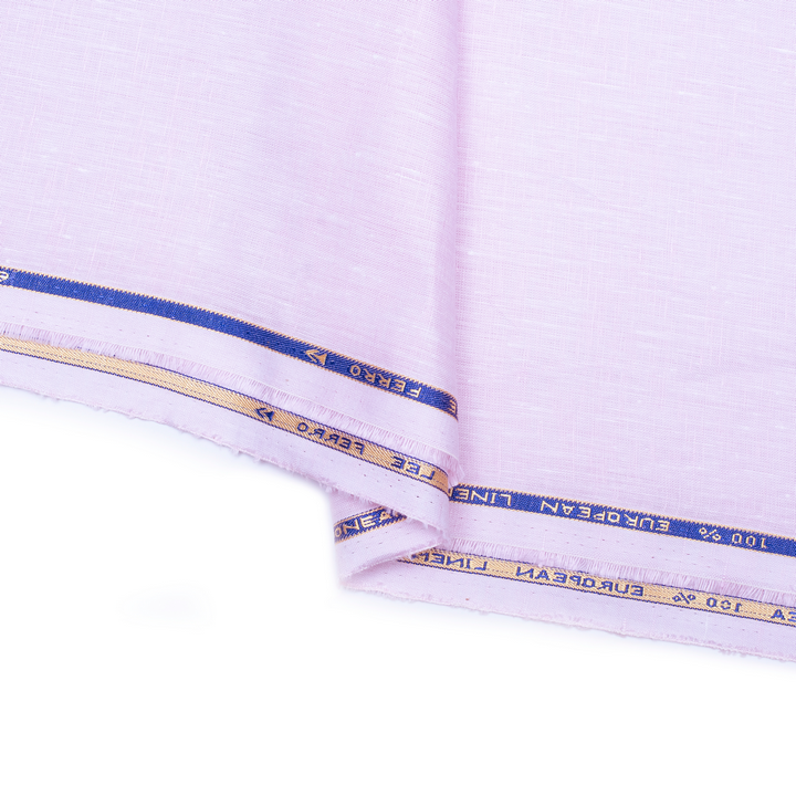 light pink coloured plain european linen (SD 119)